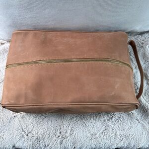Mark and Graham Leather Travel Shoe Bag